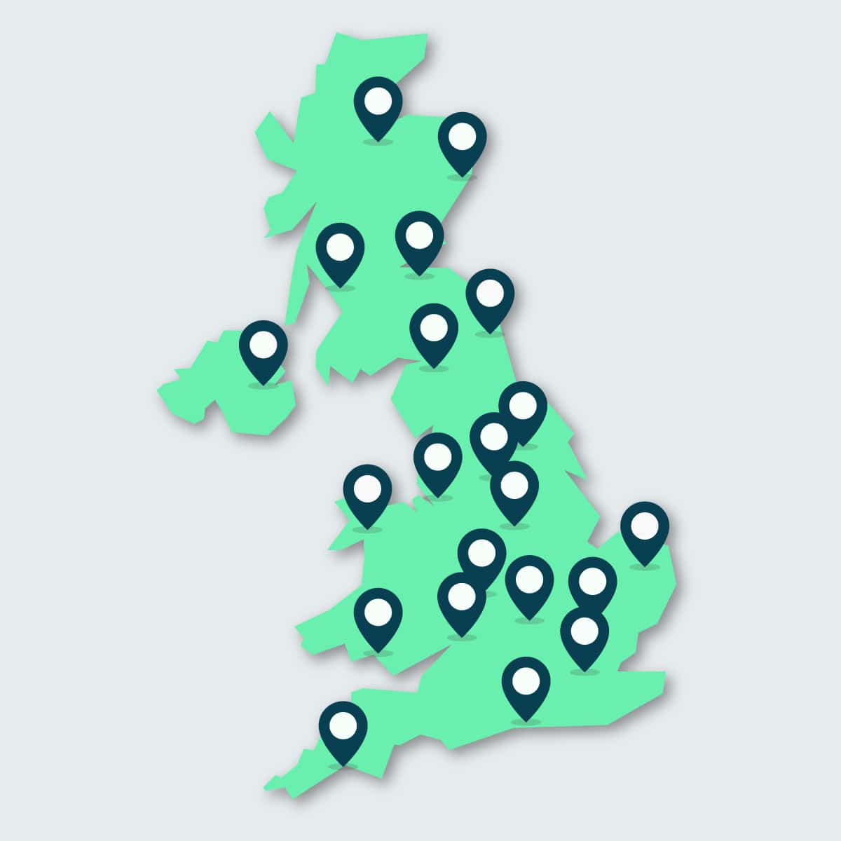 UK map - Pest control near you