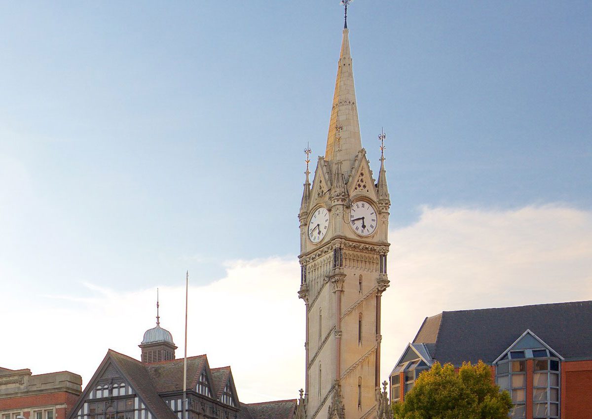 Haymarket clock tower, Leicester